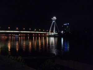 Bratislava UFO at NIGHT