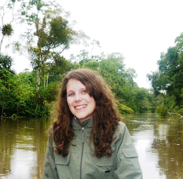 Prisca Merz at the Pacaya Samiria National Reserve in the Peruvian Amazon