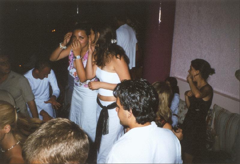 Greek trophy IV (11.07.2002 - 25.07.2002) - Nightlife in Larissa - 7: Mina and Nina gossiping???
