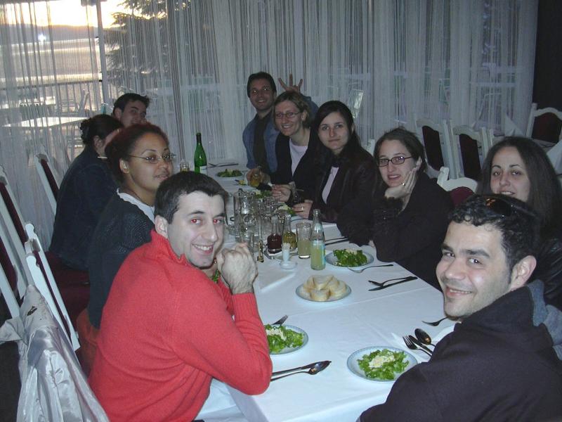 Spring AGORA 2004 (22.04.2004 - 25.04.2004) - Preparations - 24: Dinner with CD/JC