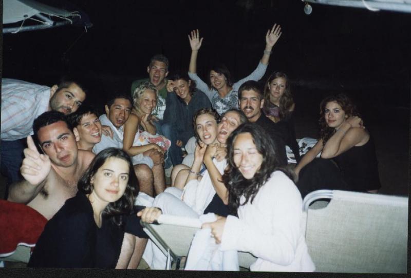 Peirates on the Mediterranean (08.07.2004 - 23.07.2004) - Dimitra's photographs - 38: night beach
