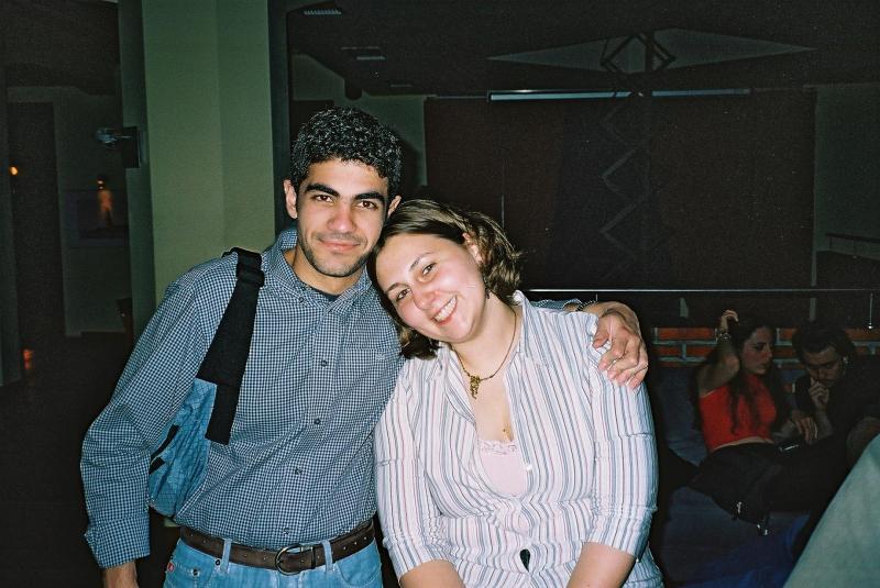 Summer (K)night Fever (14.07.2004 - 28.07.2004) - Knights in Warsaw - 1: so sweet..but look at the backgroung!!;P
