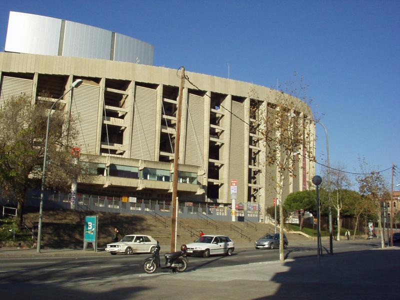 United Cultures in Pyrinees (27.12.2004 - 01.01.2005) - See and enjoy ;-) - 43: Football stadium of FC Barcelona