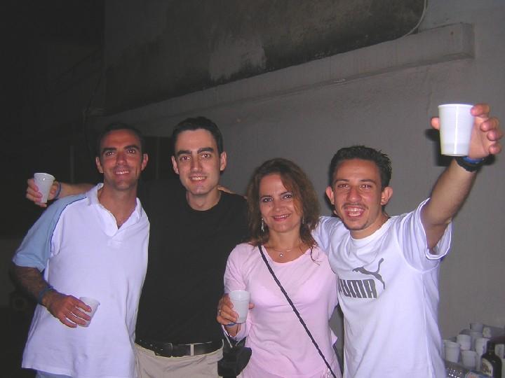10: from left to right: Gonzalo, Ricardo, Daniela and one of Sicilian organizers (Big Gun)