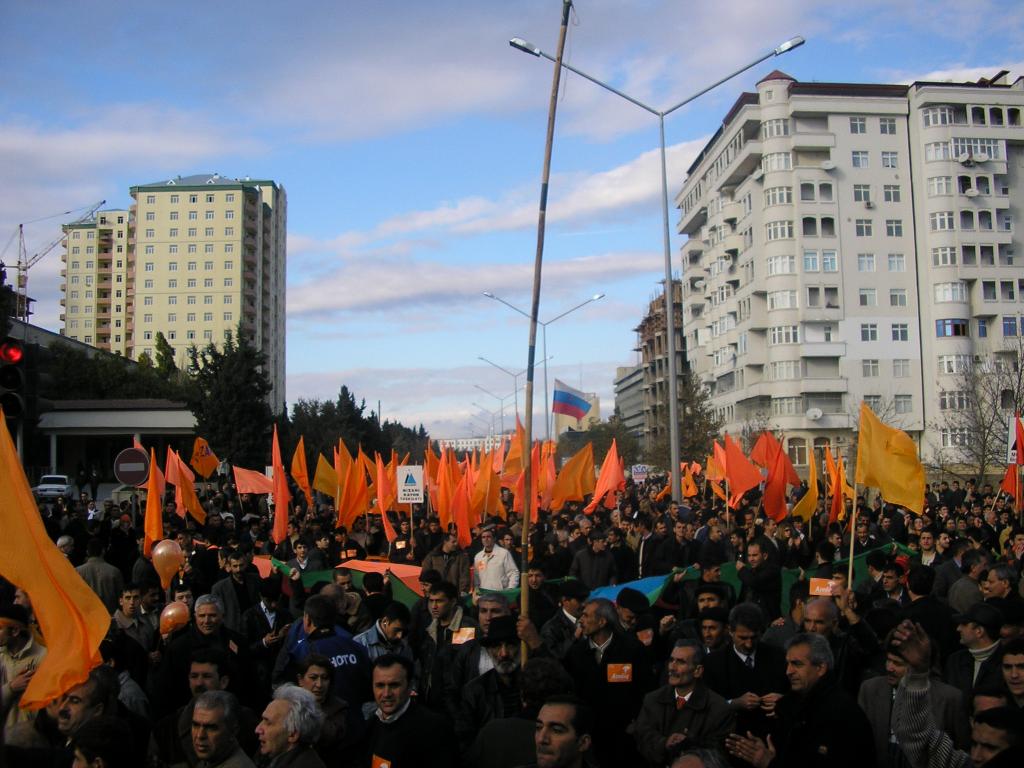 Election Observing Mission - Azerbaijan (04.11.2005 - 08.11.2005) - Azadliq Rally, November 9th - 10