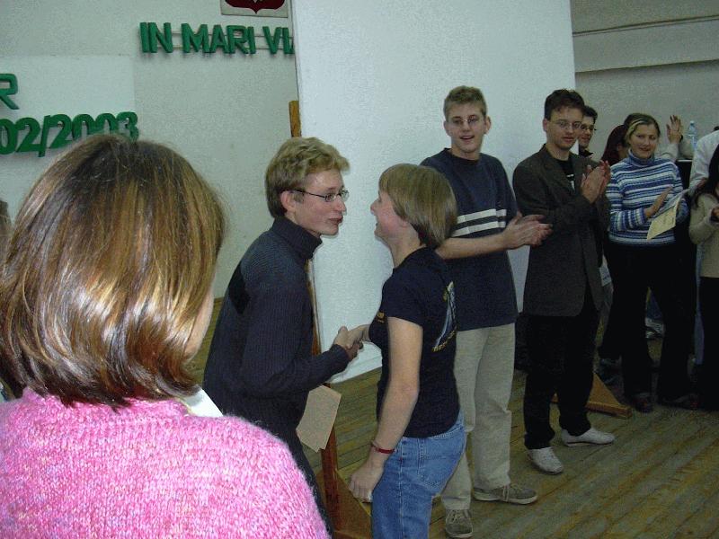 European School I Gdansk (27.10.2002 - 03.11.2002) - Sunday - Diplomas - 12