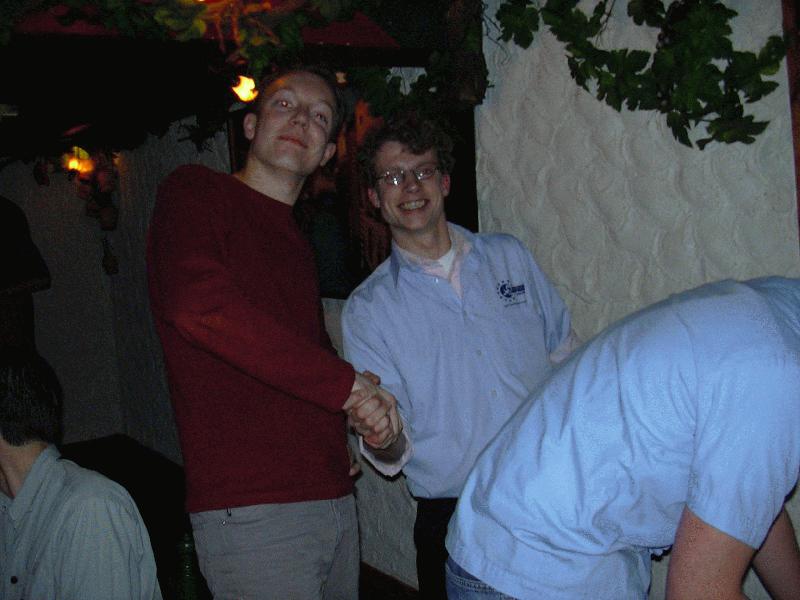 Het After Intro Program (29.08.2002 - 14.11.2002) - Afsluiting HAIP - Eten en diploma's - 9