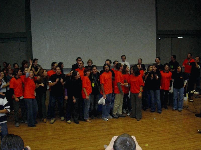 Autumn Agora 2002 (21.11.2002 - 24.11.2002) - Sunday - Agora - 22: Thank you to the organising team of AEGEE-Athina