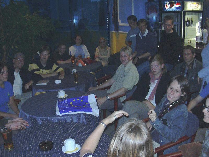 Exchange Gdansk-Enschede (01.05.2003 - 08.05.2003) - Day 7 - The Gdynia day - 12: Goodbye drink