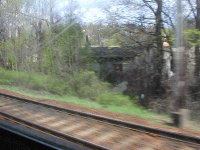 5: View out of the trainwindow.