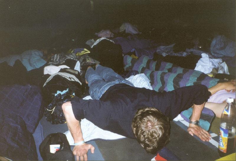 Spring Agora 2002 (02.05.2002 - 05.05.2002) - Agora - 11: Excercises at 5 AM by Paul