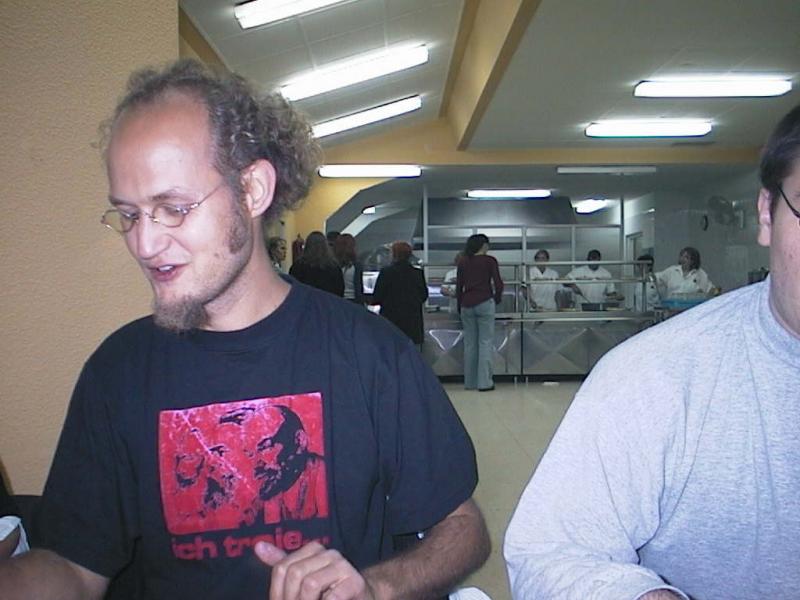 Fall Agora 2003 (22.10.2003 - 26.10.2003) - Pre-event in Madrid - 50: In the refectory of our youth hostel
