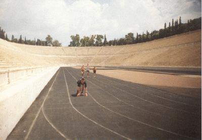 3: Old Olympic stadion in Athina. Wim, ready? Go!