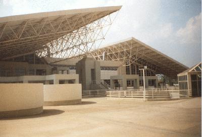 9: Enormous sports hall.