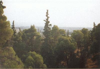 10: View on the city from a hill next to Thessaloniki.