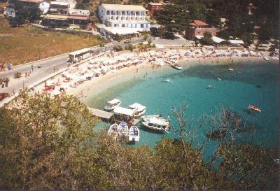 1: View on the beach.