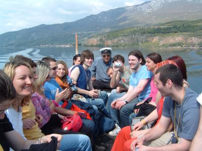 5: Boat trip to "Svety Naum" monastery