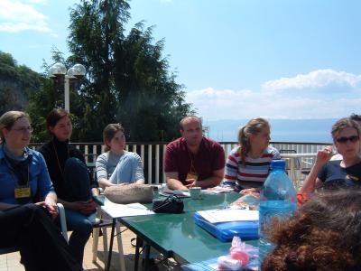 2: DACH meeting on the terrace