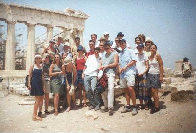12: Group picture at Acropolis