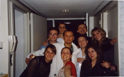 2: Our group :) Great Greeks and serious Mattia. Girls: Kim, Laura, Elles and Polish guys of course (fisyka)