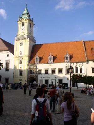 5: The main square of Bratislava.
