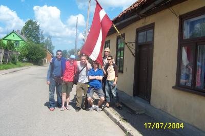 11: under the flag during kuldiga city rally