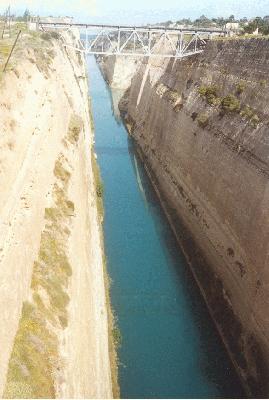 2: Canal of Korinthos made at the end of 19th century
