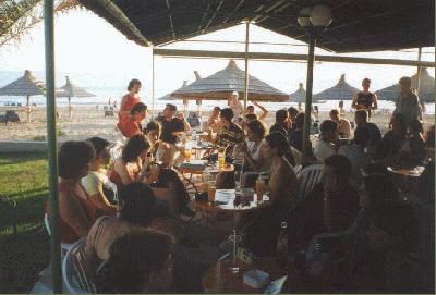 1: Drink at the beach of Zaharo