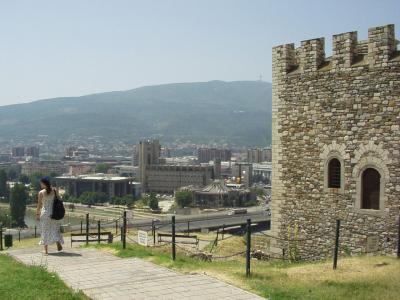 6: View to Skopje from the castle