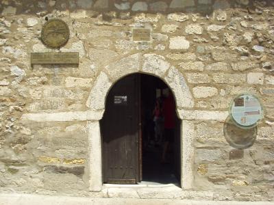10: The entrance to the monastery