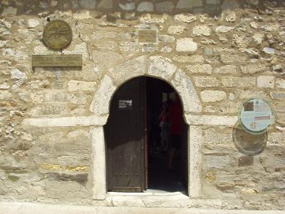 10: The entrance to the monastery