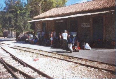 10: Saturday morning we left Zaharo by train. As usual, train was delayed ...