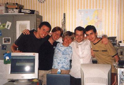 2: ITWG (from left): Wim, Mark, Dagmar, Burak and Adrian.