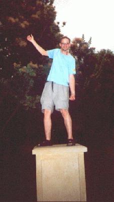 21: Alex trying to be a statue