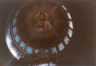 4: ... roof of the church ...