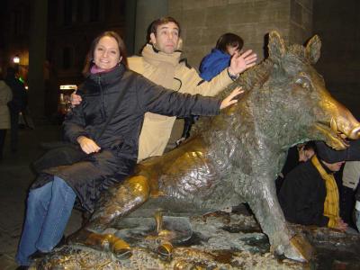 18: anna, paolo and the famous cinghiale di firenze