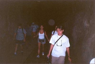 3: We even had to walk through tunnels