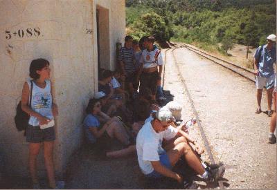 5: Rest at one of the small 'railway stations' ...