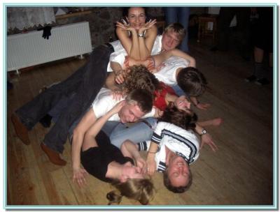 5: thats called group hug.. khmm..