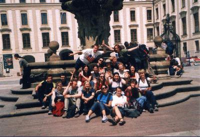 9: Visit of the Prague Castle (in the second courtyard).