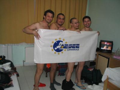 1: The stolen AEGEE-Canakkale flag has been found!