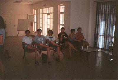 4: People resting in the student dormitory