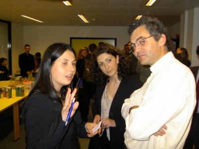 3: Virag, Silvia and Christophe Leclercq(EuroActiv)