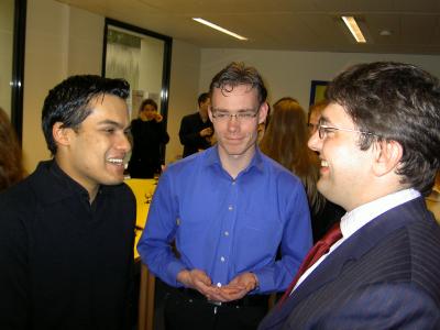 7: Vikrant, Alexey and a nice boy wearing blue shirt