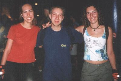 2: Anna, Alexander und Nuria auf der 
http://www.muenchner-blade-night.de