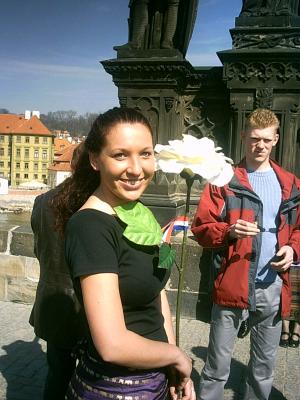 3: For Irena 'The Flower' was a useful tool for the city tour. Otherwise there would be ppl still missing in Praha;)