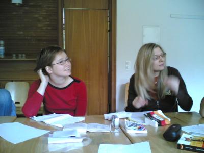 10: German lecture begins