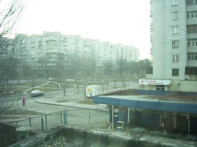 14: view from our lovely hotel in Nikolaiv, the square on the left is Leninsquare.