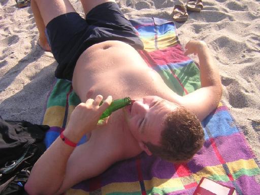 44: German boys drink beer everywhere and everytime