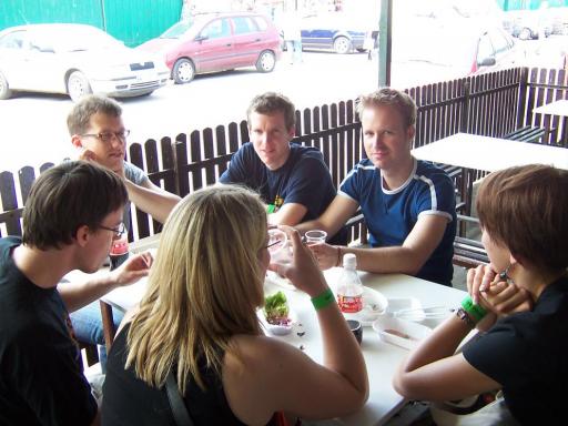 3: Eating Bigos near the stadium (with the 